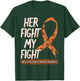 Her Fight Is My Fight Wolf–Hirschhorn Syndrome Awareness T-Shirt - T-Shirt | Forest