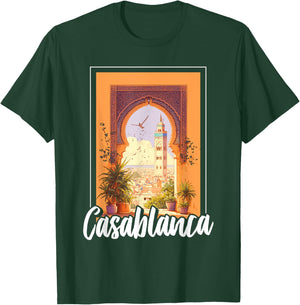Casablanca Travel Vacation Souvenir T-Shirt - T-Shirt | Forest