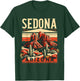 Vintage Sedona Arizona Hiking Outdoor Mountain Sedona AZ T-Shirt - T-Shirt | Forest