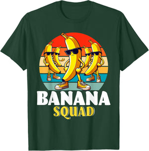 Bananas Shirt Men Women Cute Banana Gifts Funny Banana Squad T-Shirt - T-Shirt | Forest