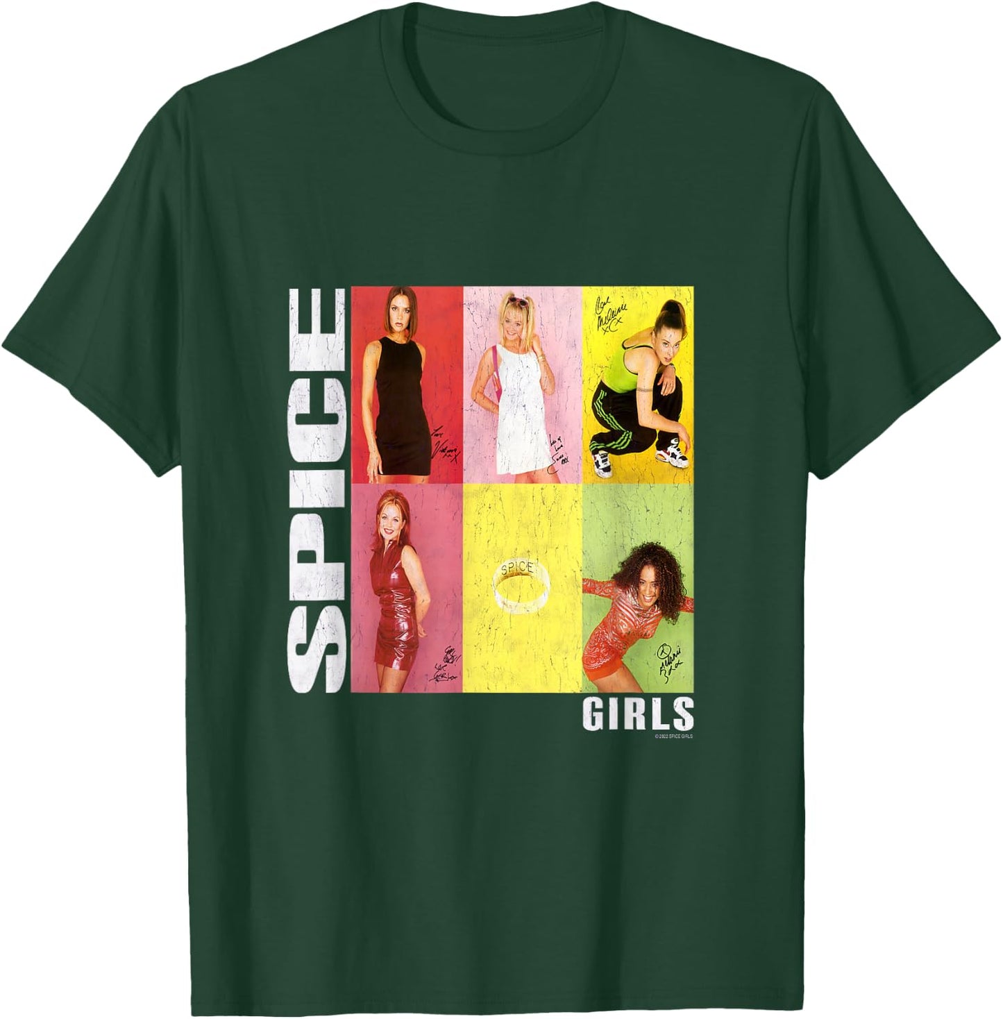 Official Spice Girls Photo Signatures T-Shirt - T-Shirt | Forest