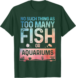 Aquarium Design Women Fish Lover Aquarium Fish Tank T-Shirt - T-Shirt | Forest