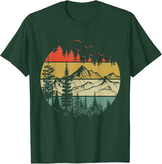 Trees Wildlife Nature Vintage Forest T-Shirt - T-Shirt | Forest