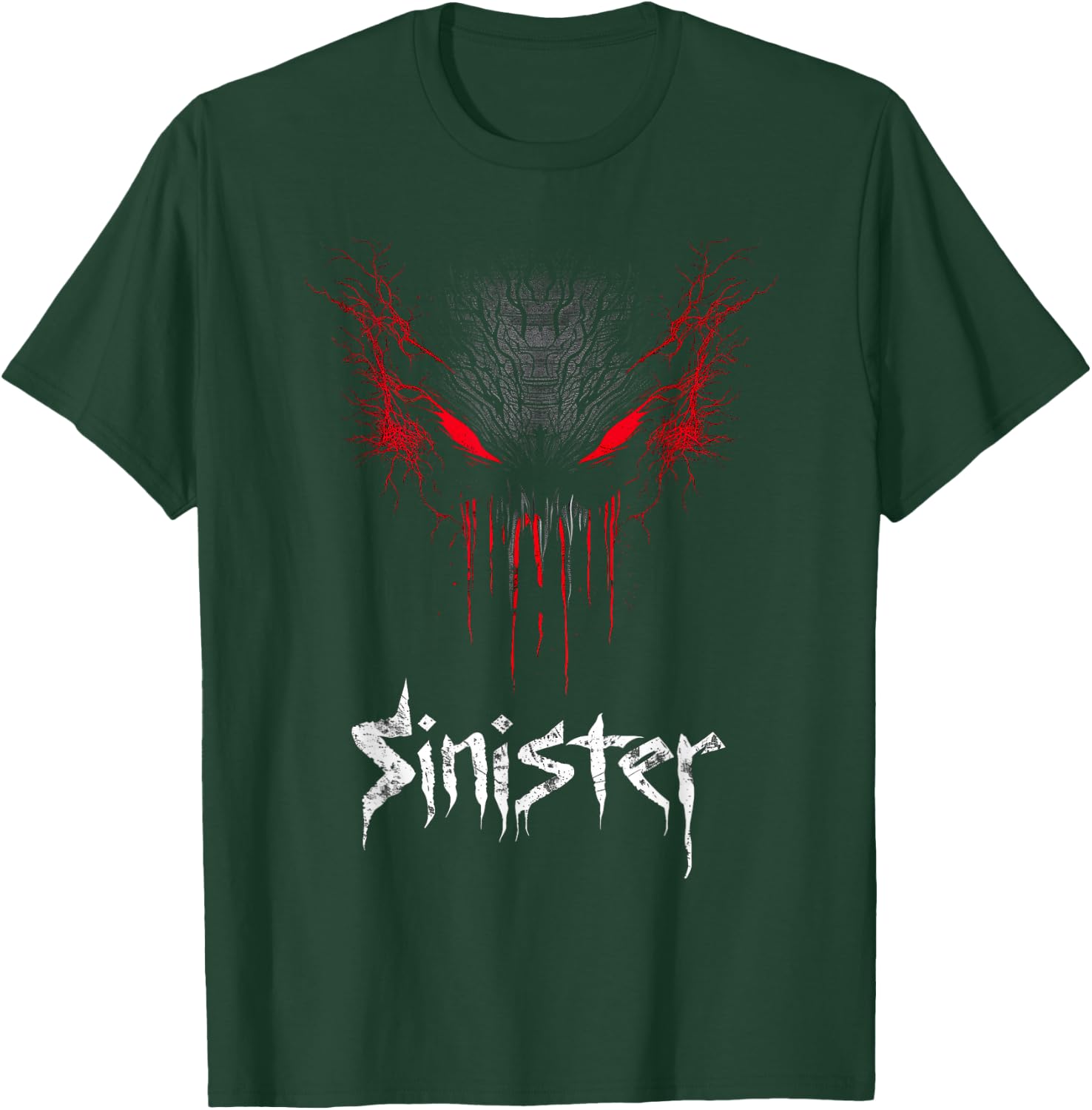 Sinister Graffiti Metal Style Gothic Dark and evil for Gamer T-Shirt - T-Shirt | Forest