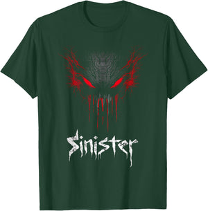 Sinister Graffiti Metal Style Gothic Dark and evil for Gamer T-Shirt - T-Shirt | Forest