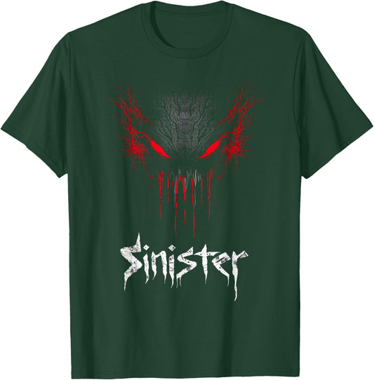Sinister Graffiti Metal Style Gothic Dark and evil for Gamer T-Shirt - T-Shirt | Forest