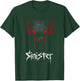 Sinister Graffiti Metal Style Gothic Dark and evil for Gamer T-Shirt - T-Shirt | Forest