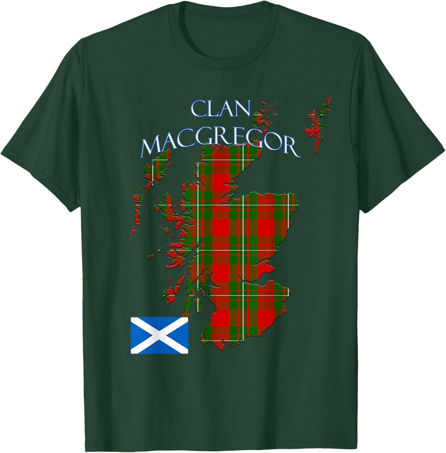 MacGregor Scottish Clan Tartan Scotland T-Shirt - T-Shirt | Forest