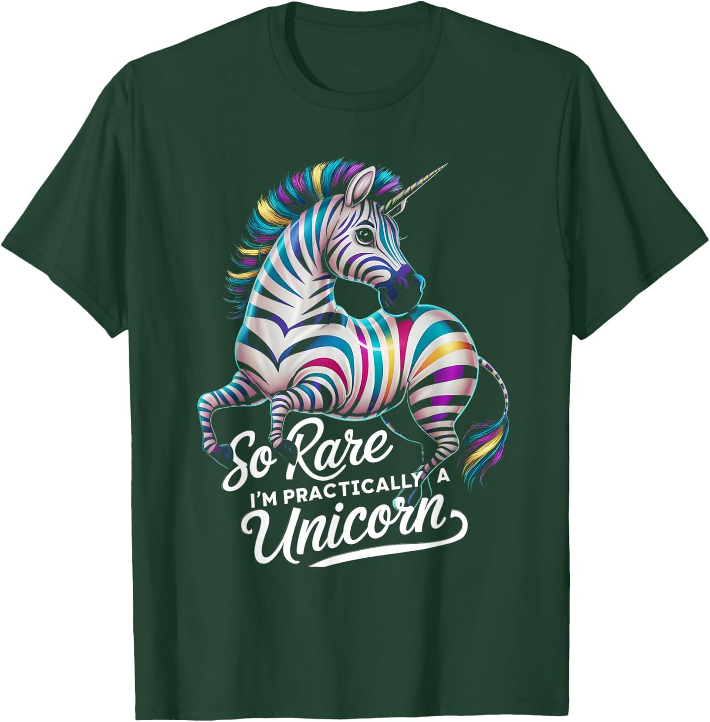 Cute Rare Disease Awareness A Unicorn Rare Disease Warrior T-Shirt - T-Shirt | Forest