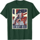 Benny Hill Cub Scout Salute Union Jack Flag Art T-Shirt - T-Shirt | Forest