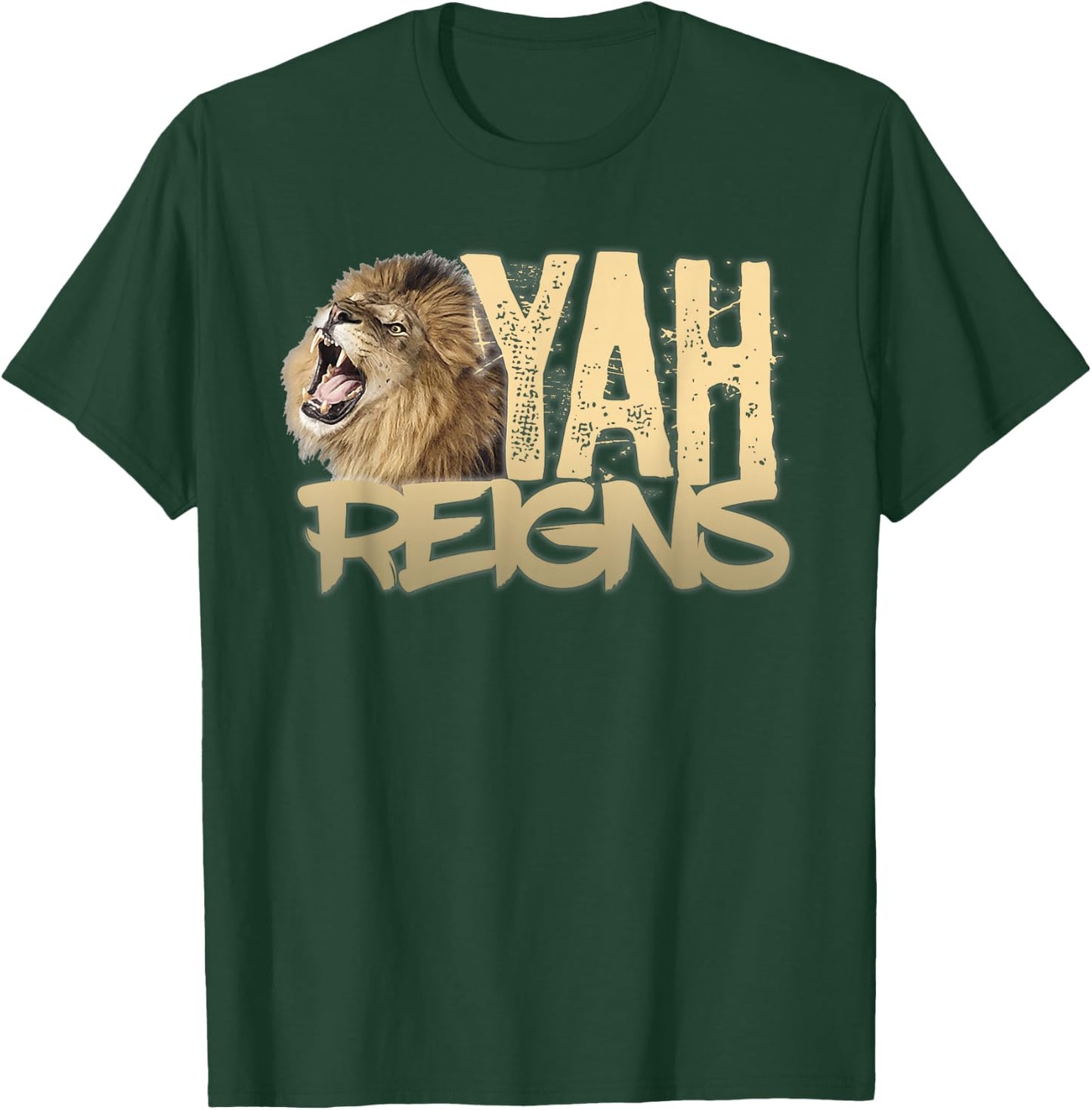 Hebrew Israelite Clothing Judah Yah Reigns Torah Lion Bible T-Shirt - T-Shirt | Forest