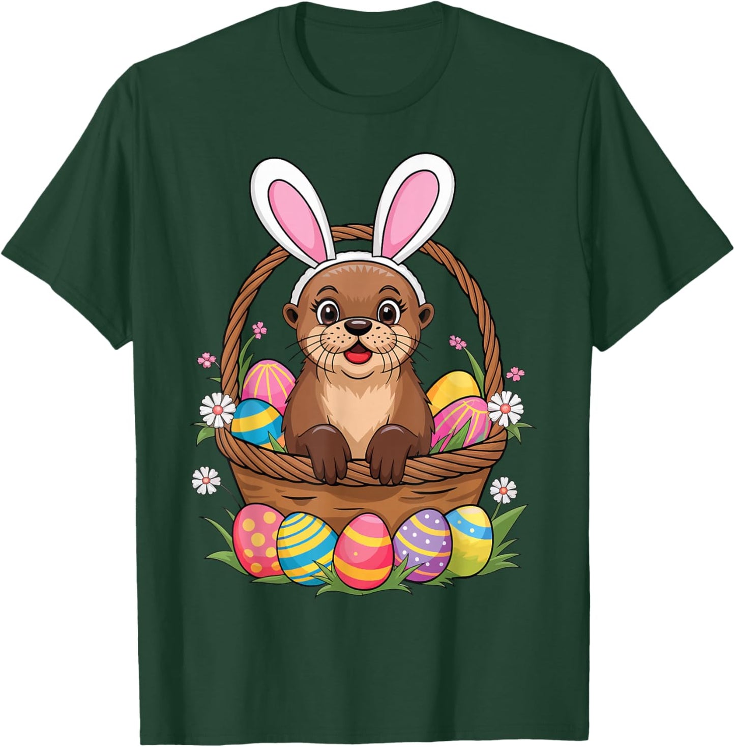 Easter Otter T-Shirt - T-Shirt | Forest