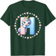 Unicorn Letter H Initial Rainbow Monogram Women Girls Kids T-Shirt - T-Shirt | Forest