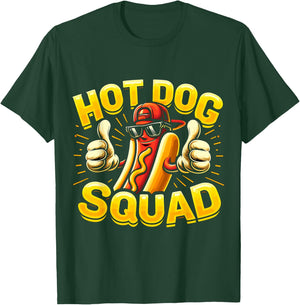 Hot Dog Squad Food Hotdog lover T-Shirt - T-Shirt | Forest