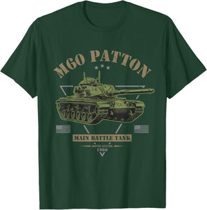 M60 Patton Tank T-Shirt - T-Shirt | Forest