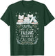 Snow Is Falling Books Are Calling T-Shirt - T-Shirt | Forest