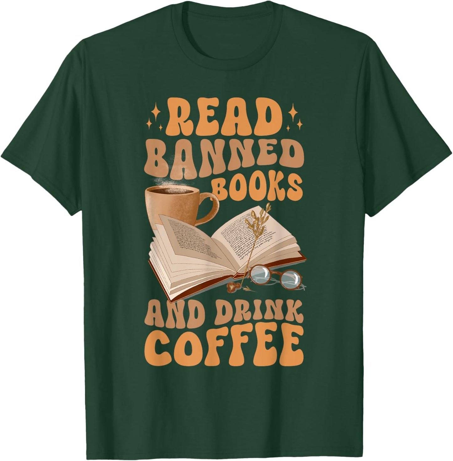 Banned Books Coffee T-Shirt - T-Shirt | Forest