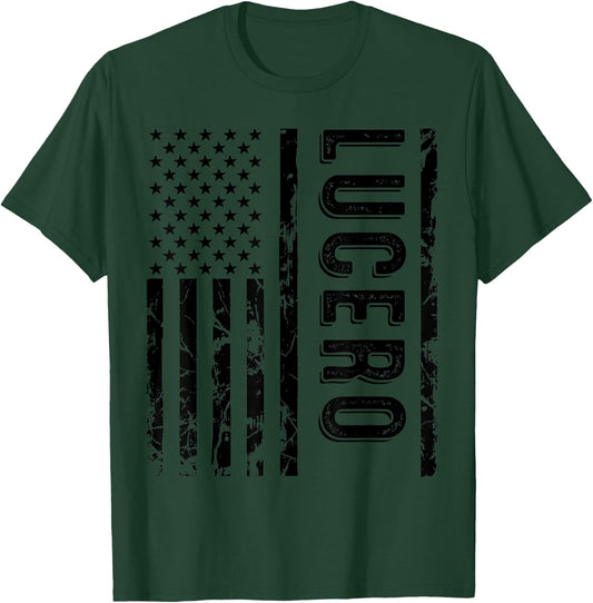 Lucero Last Name Funny Surname Team Lucero Family Reunion T-Shirt - T-Shirt | Forest