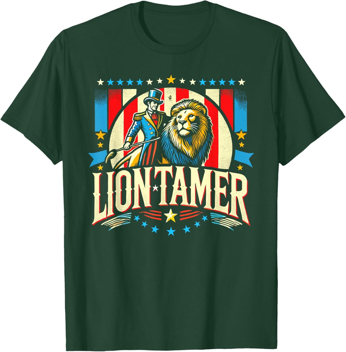 Lion Tamer Shirt Men Women Costume Ringmaster Costume T-Shirt - T-Shirt | Forest