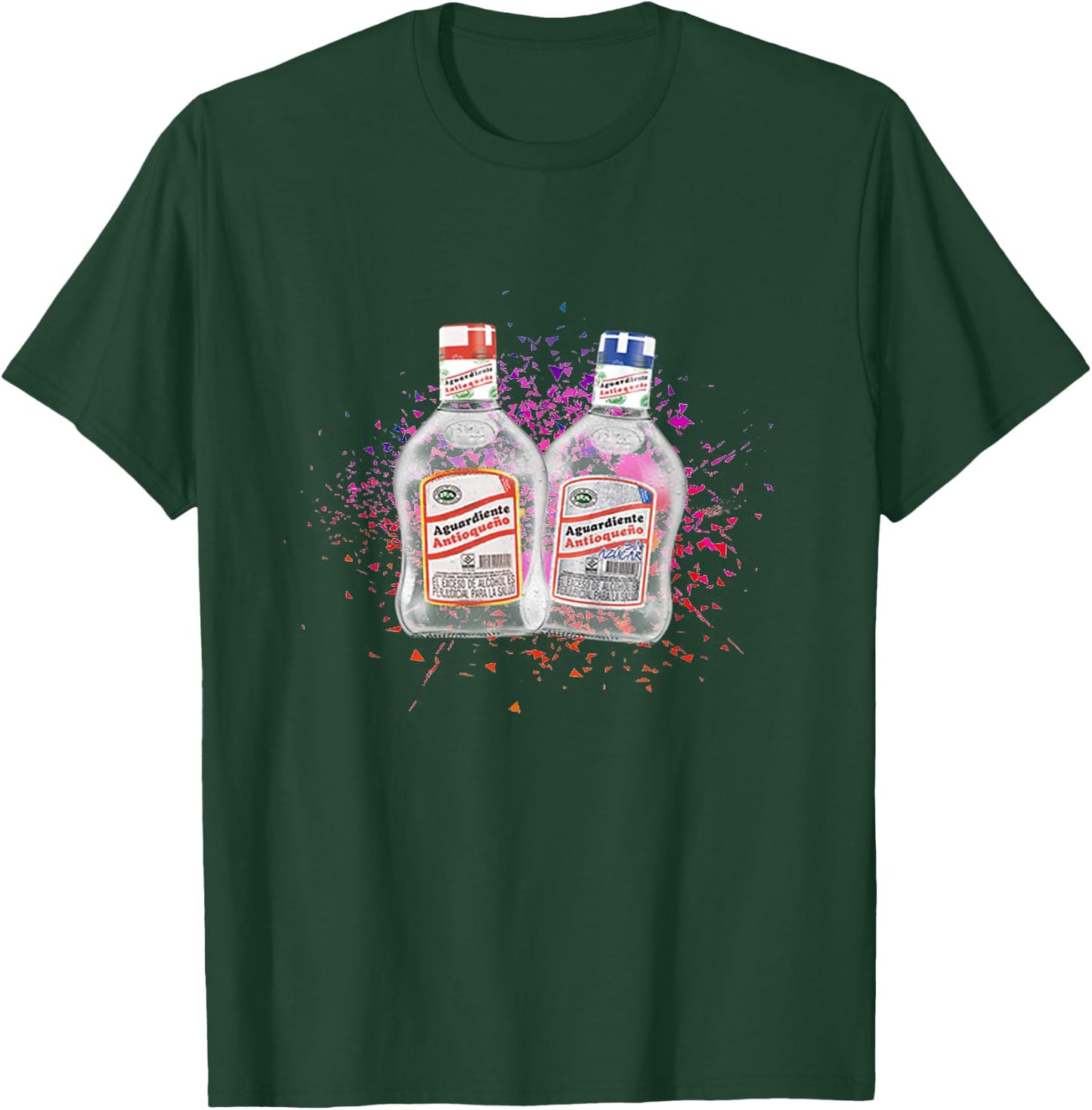 Aguardiente colombian drink T-Shirt - T-Shirt | Forest