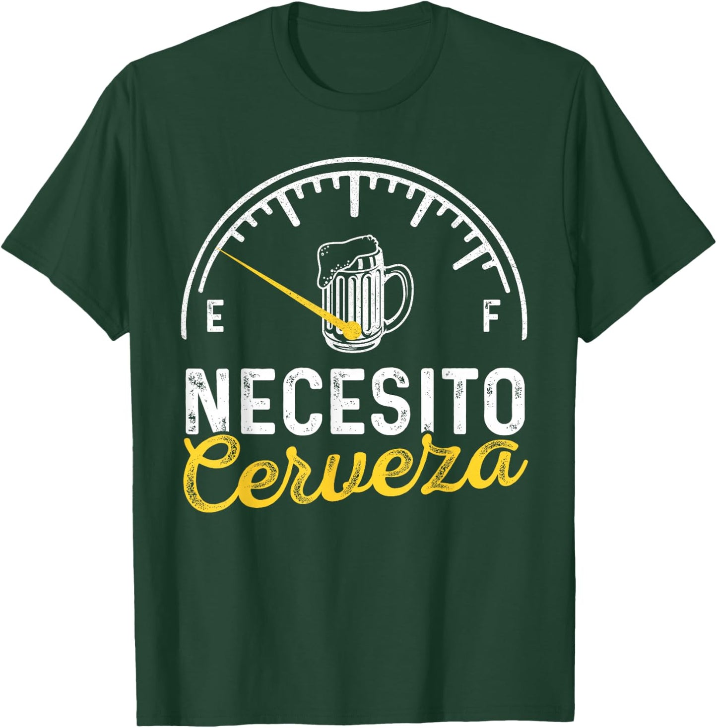 Necesito Cerveza Funny Sayings Mexican I Need Beer Party T-Shirt - T-Shirt | Forest