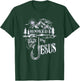 Hooked on Jesus Christ Faith Hope Love Religious T-Shirt - T-Shirt | Forest