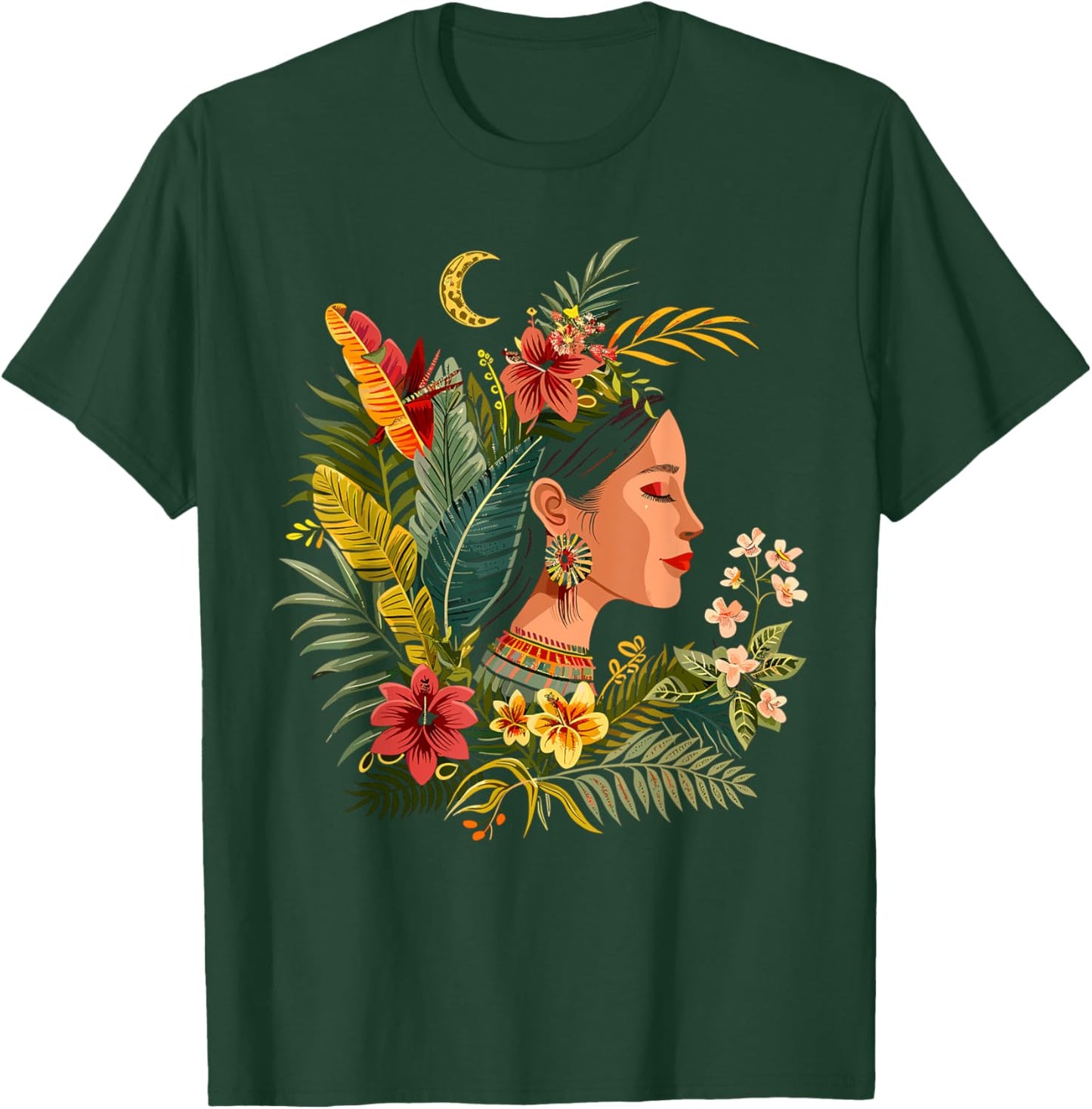Maya God Mayan Mythology Ix Chel Goddess T-Shirt - T-Shirt | Forest