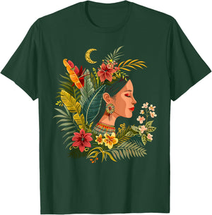 Maya God Mayan Mythology Ix Chel Goddess T-Shirt - T-Shirt | Forest