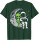 Astronaut Reading Book to Alien Moon Space Women Kids Men T-Shirt - T-Shirt | Forest