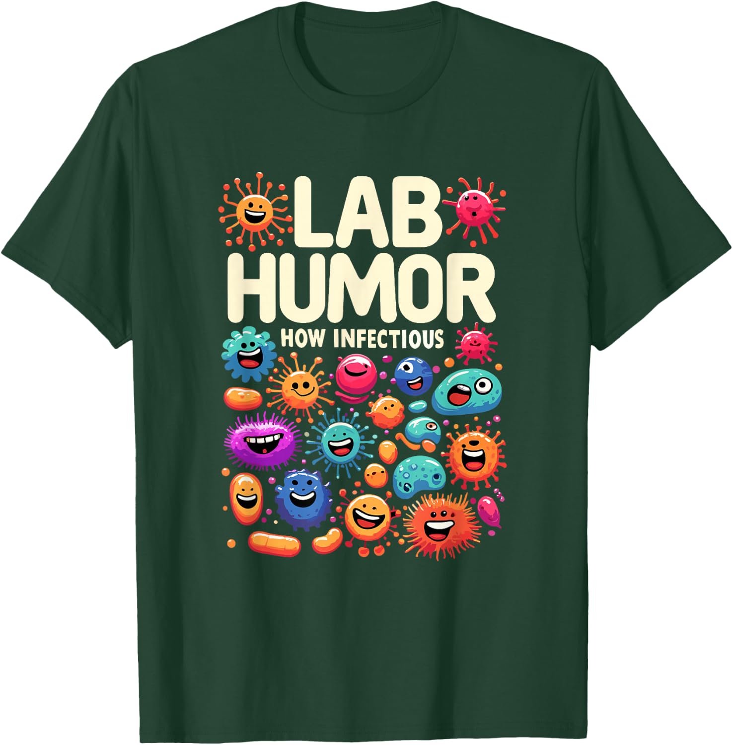Biologist Microbiologist Microbiology Lab Staph Biology T-Shirt - T-Shirt | Forest