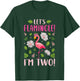 Kids Let's Flamingle I'm Two 2 Years Old 2nd Birthday Flamingo T-Shirt - T-Shirt | Forest