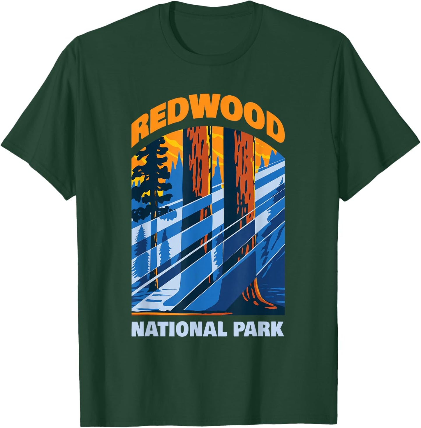 Redwood US National Park California Gift T-Shirt - T-Shirt | Forest