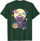 Kawaii Pastel Goth Cute Creepy Halloween Black Cat Witch Hat Men Women Kids T-Shirt - T-Shirt | Forest