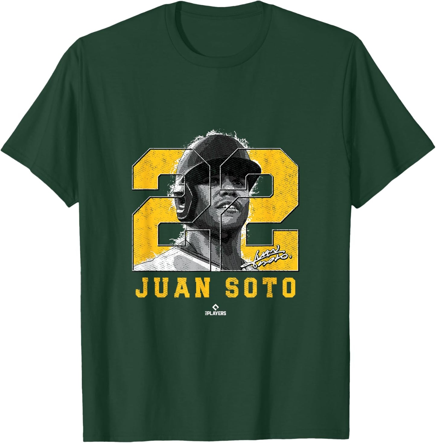 Juan Soto Silhouette San Diego MLBPA T-Shirt - T-Shirt | Forest