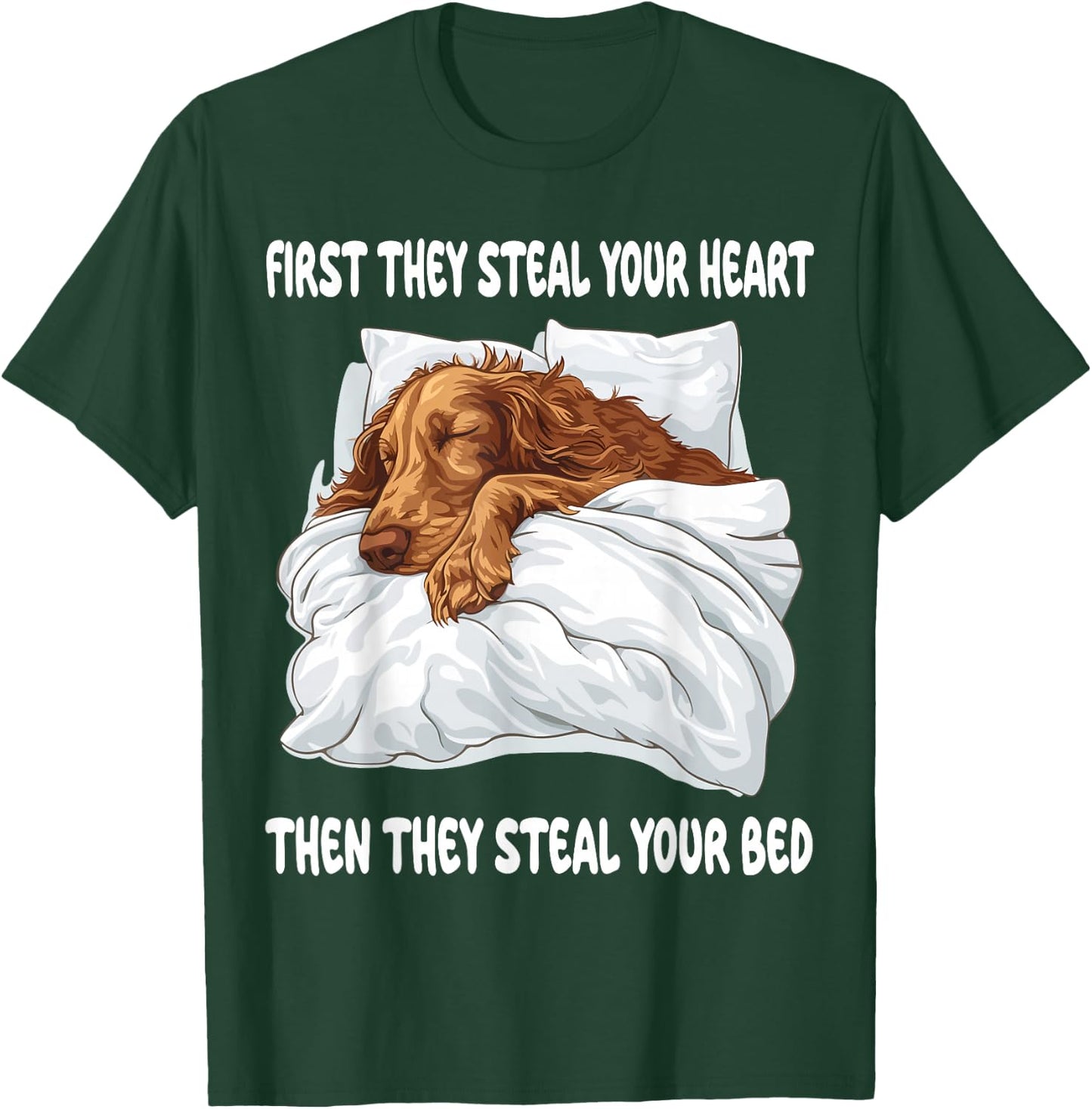 Irish Setter Sleeping Pajamas Nightgown T-Shirt - T-Shirt | Forest