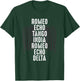 Romeo Echo Tango India Romeo Echo Delta Retired Military T-Shirt - T-Shirt | Forest