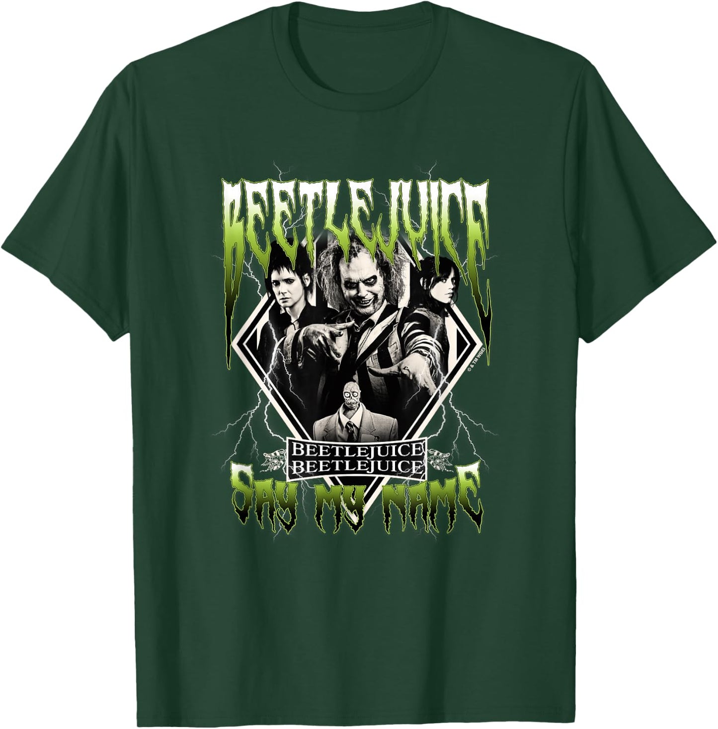 Beetlejuice Group Band T-Shirt - T-Shirt | Forest
