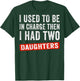 I Used to Be in Charge Then I Had Two Daughters (On Back) T-Shirt - T-Shirt | Forest
