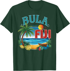 Republic Of Fiji Pride Country Travel Vacation Fidschi T-Shirt - T-Shirt | Forest