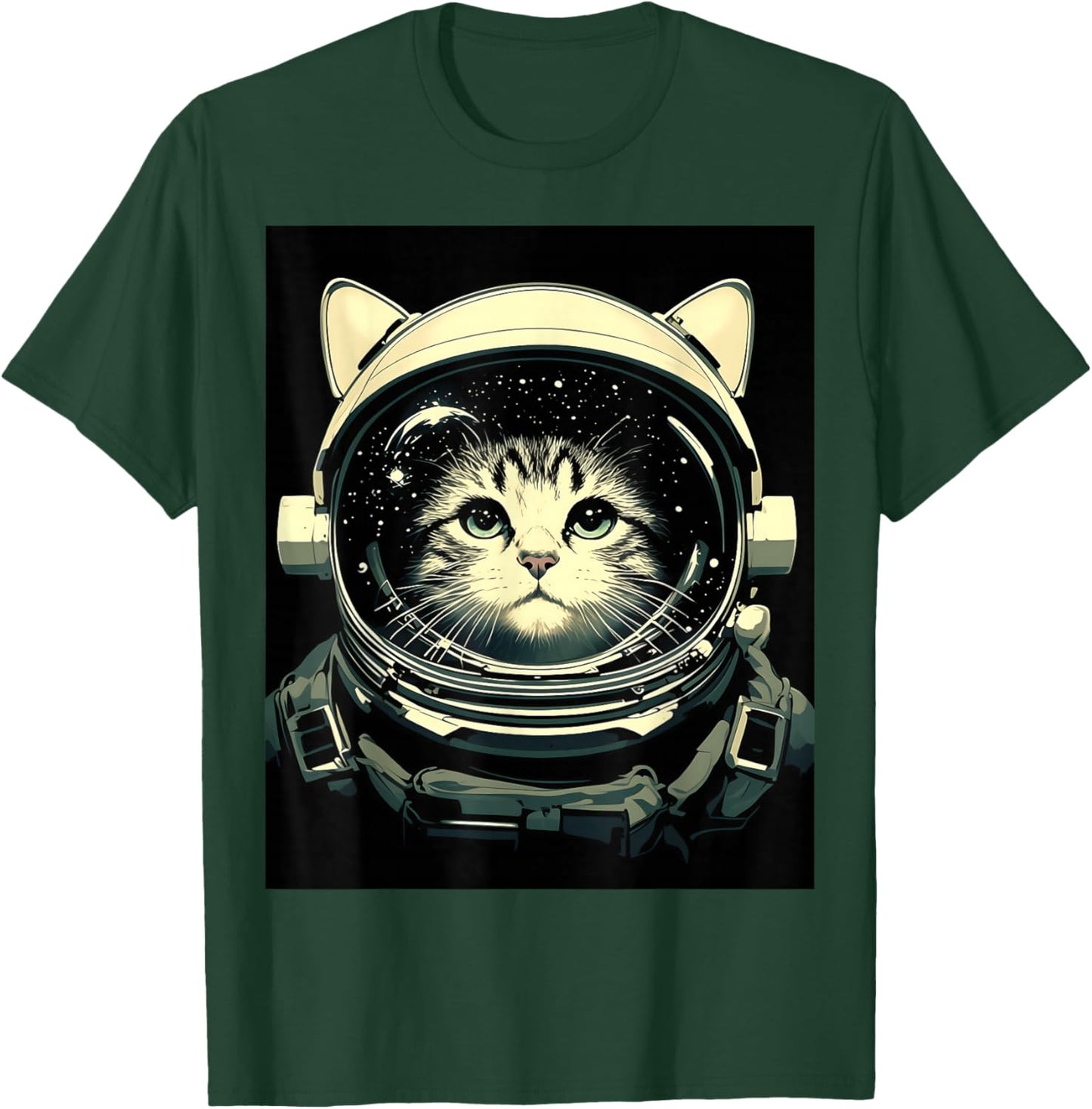Astronaut Cat T-Shirt - T-Shirt | Forest