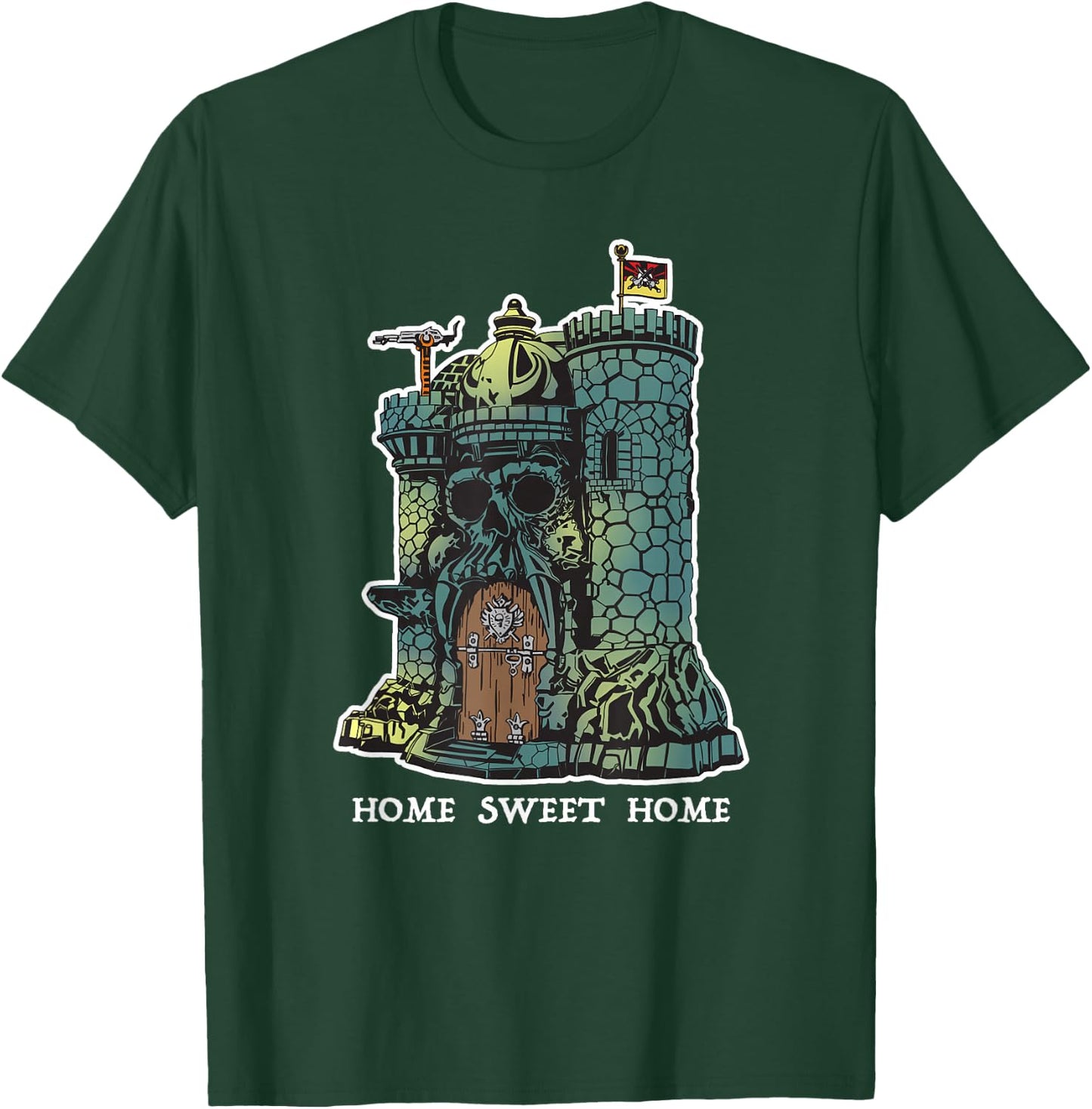 Home Sweet Home He Man Castle Toy 1980 T-Shirt - T-Shirt | Forest