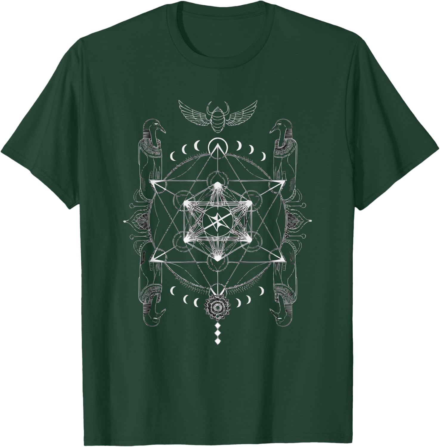Thoth Egyptian God Egyptian Mythology Pyramid Ancient Egypt T-Shirt - T-Shirt | Forest
