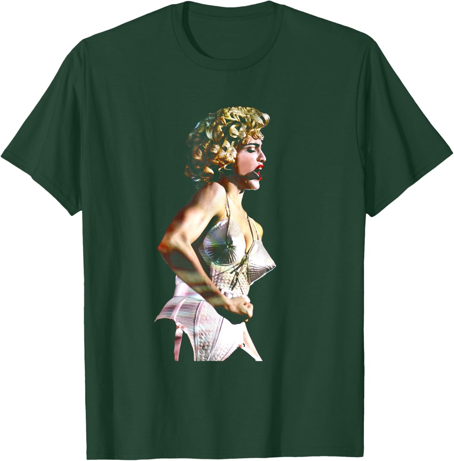 Madonna Corset Live Blonde Ambition By Stephen Wright T-Shirt - T-Shirt | Forest