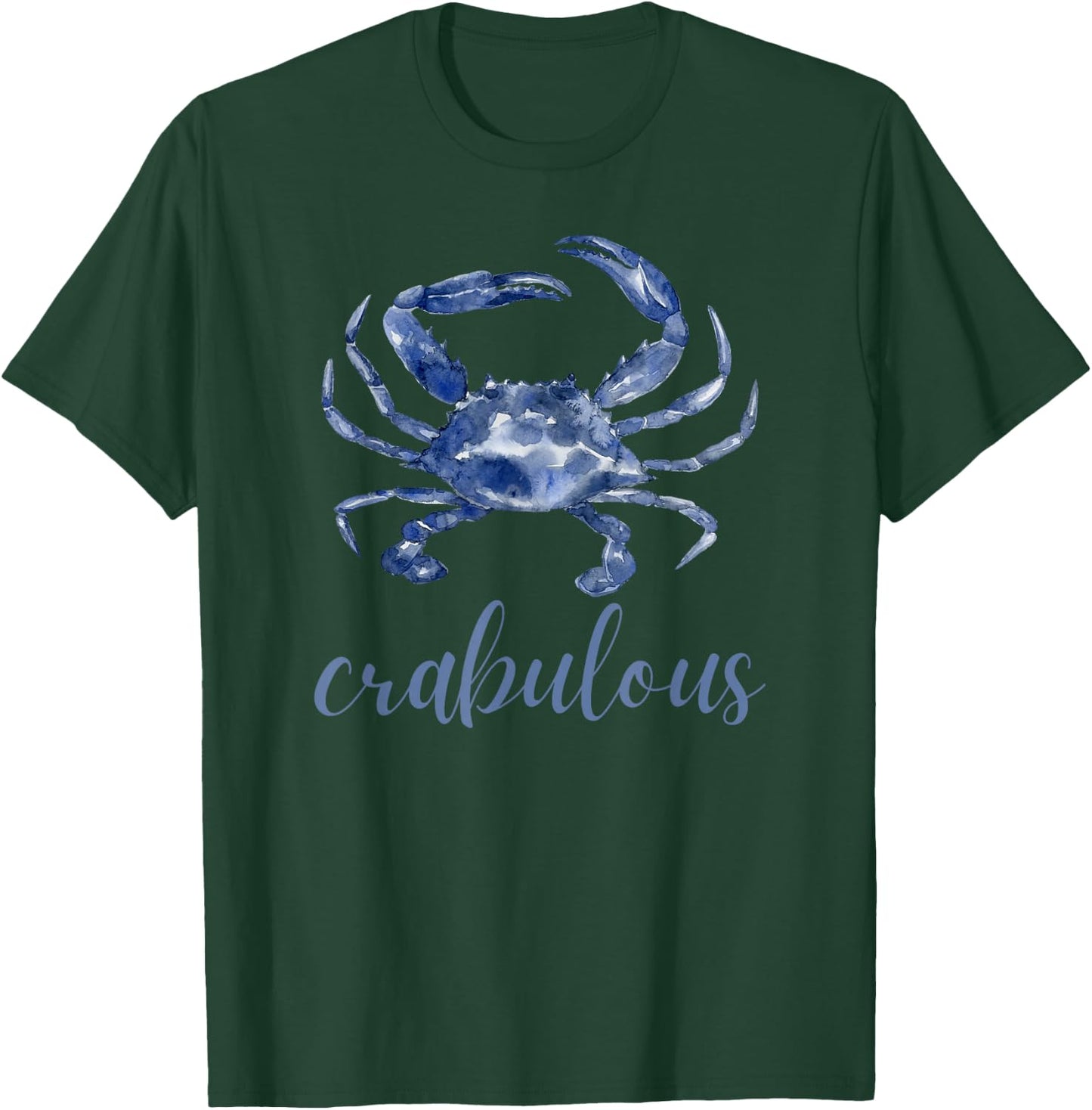 Crab Crabulous Fisherman Coastal Sea Life Top T-Shirt - T-Shirt | Forest