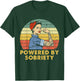 Powered By Sobriety Alcoholics Anonymous AA Sober Women T-Shirt - T-Shirt | Forest
