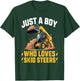 Funny Skid Steer Loader for Kids Boys Construction Equipment T-Shirt - T-Shirt | Forest
