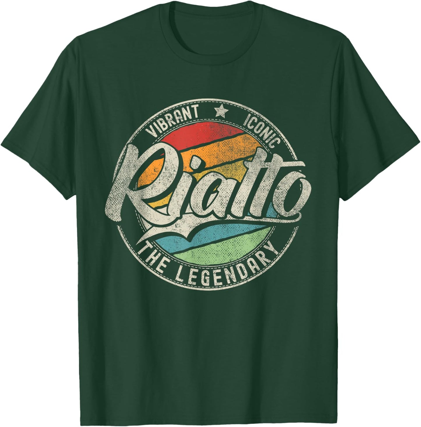 Rialto CA | California | Vintage Distressed T-Shirt - T-Shirt | Forest