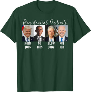 Presidential Portratis T-Shirt - T-Shirt | Forest
