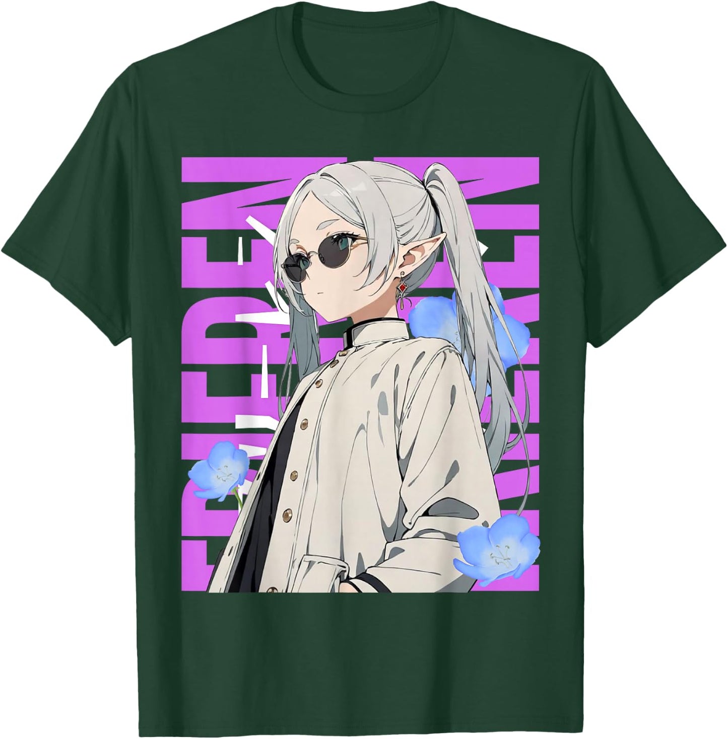 Cool graphic Chill day with frieren T-Shirt - T-Shirt | Forest