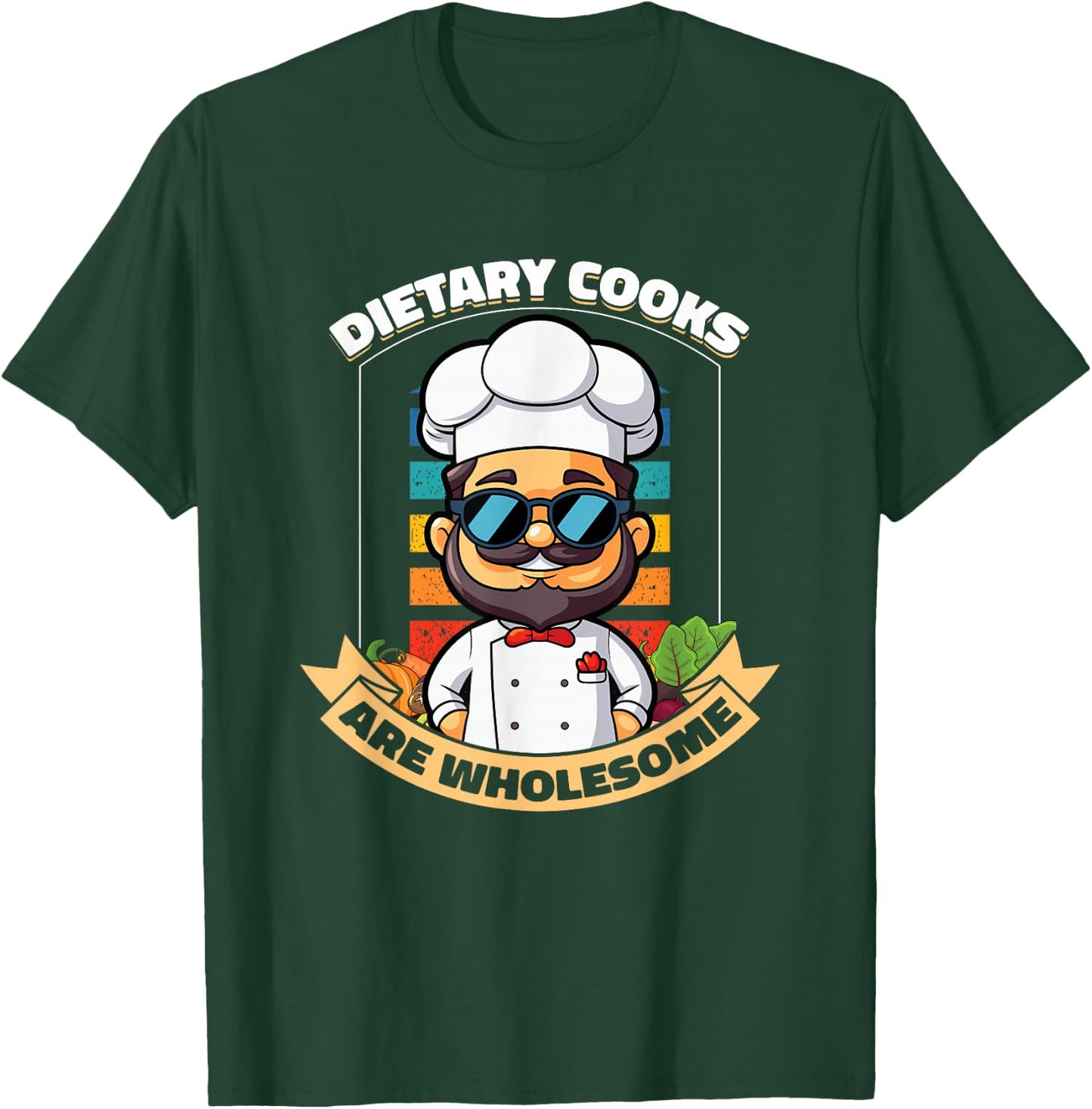 Dietary Cook Food Service Worker Cafeteria Dietary Cook T-Shirt - T-Shirt | Forest